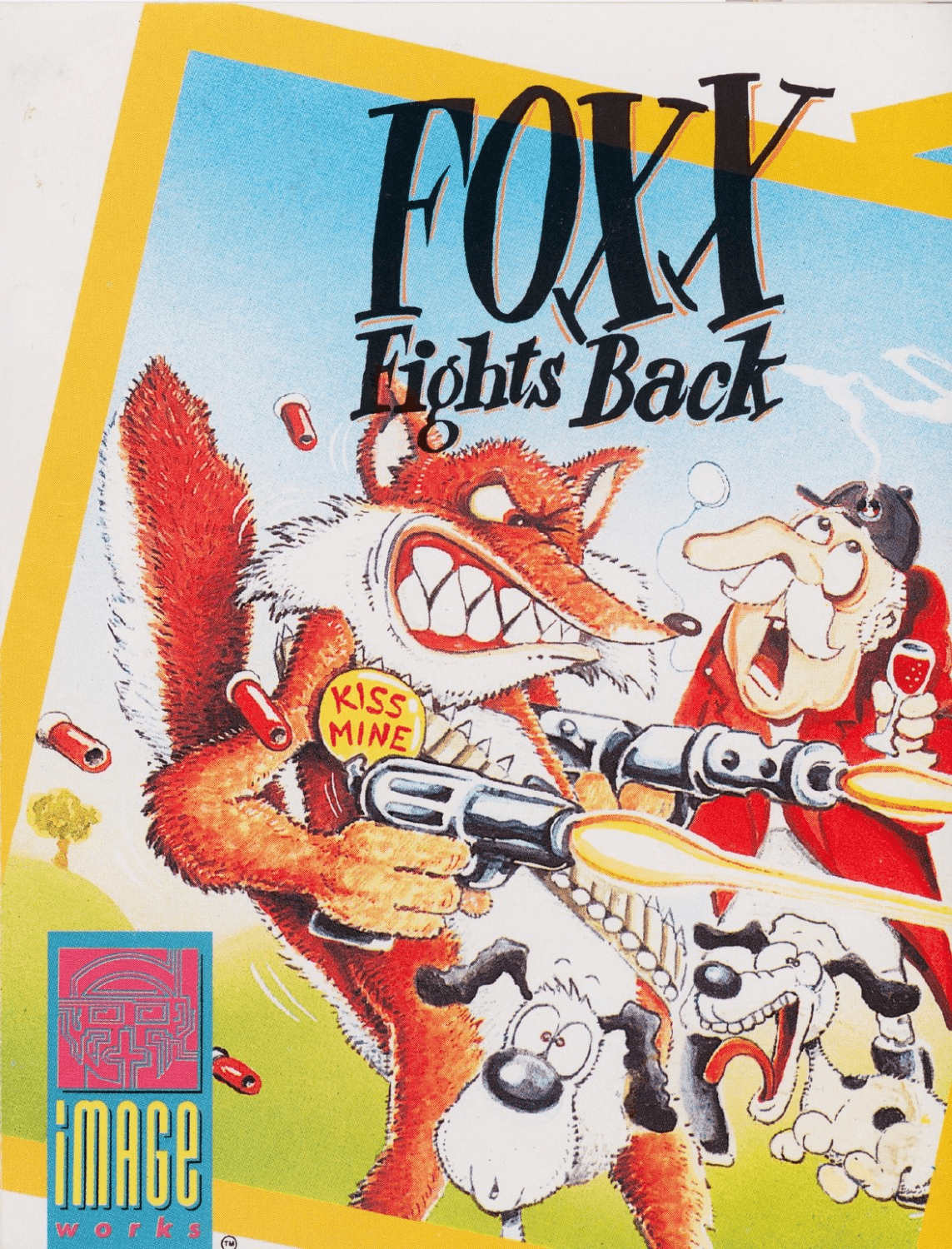 Foxx Fights Back box art for Commodore 64